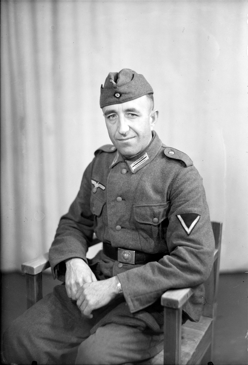 Portrett av tysk soldat