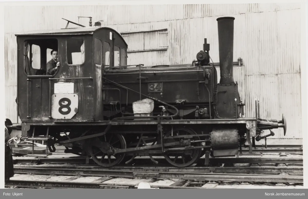 Damplokomotiv type 7a nr. 34 i Oslo
