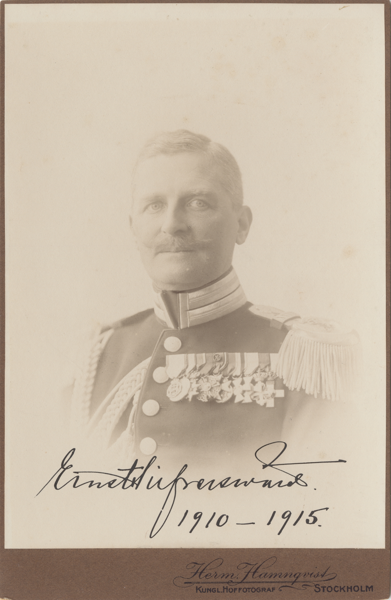 Porträtt av Ernst Silfverswärd, major vid Göta livgarde.