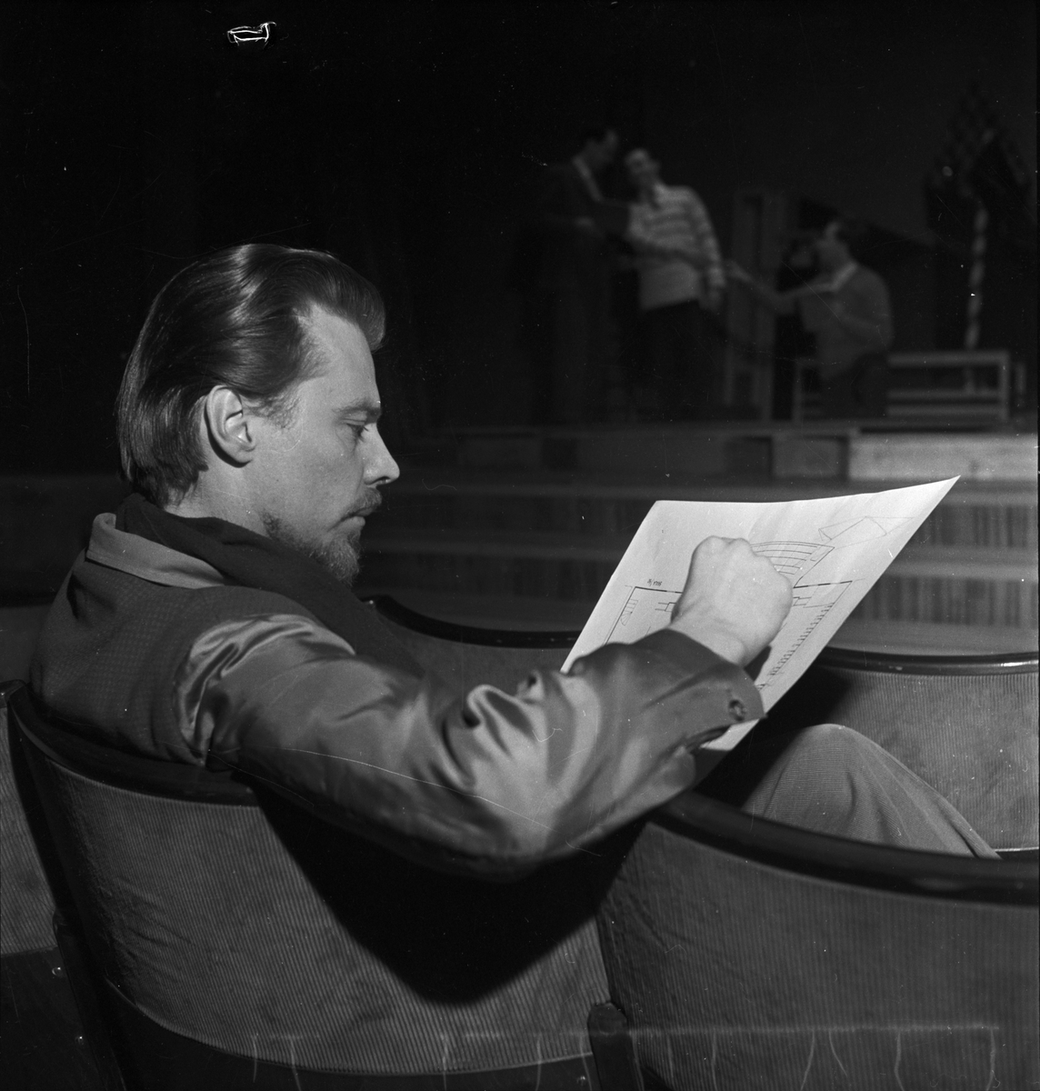Teaterproduktion, Uppsala 1954