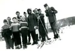 Passebekkfolk på ski