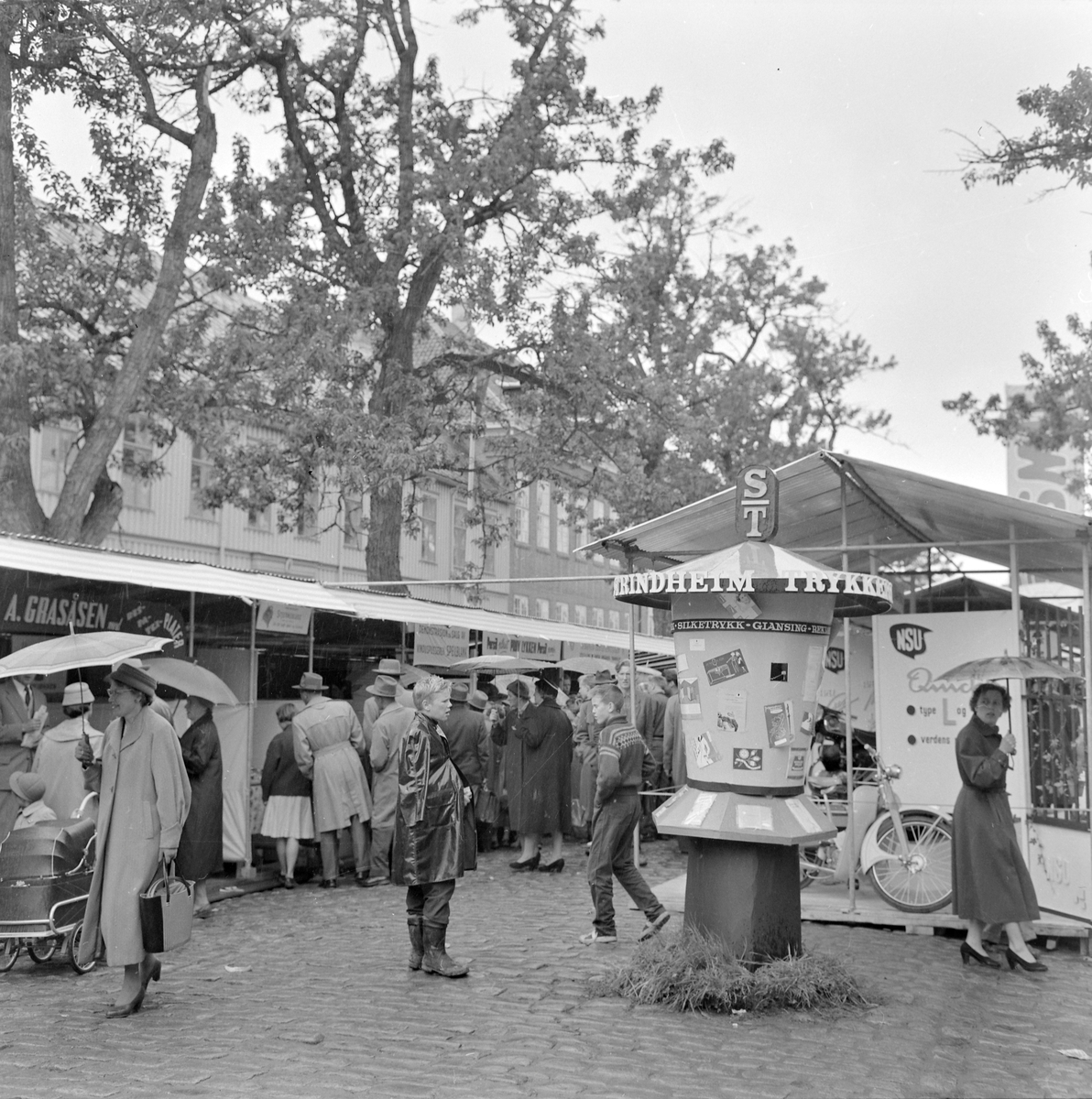 Stor-martnan i Trondheim 1957