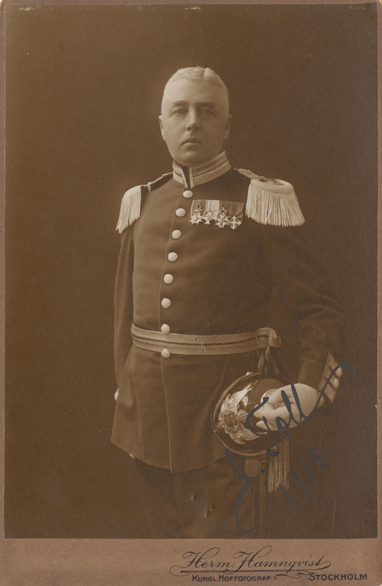 Porträtt av Johan Eriksson Toll, major vid Svea livgarde.