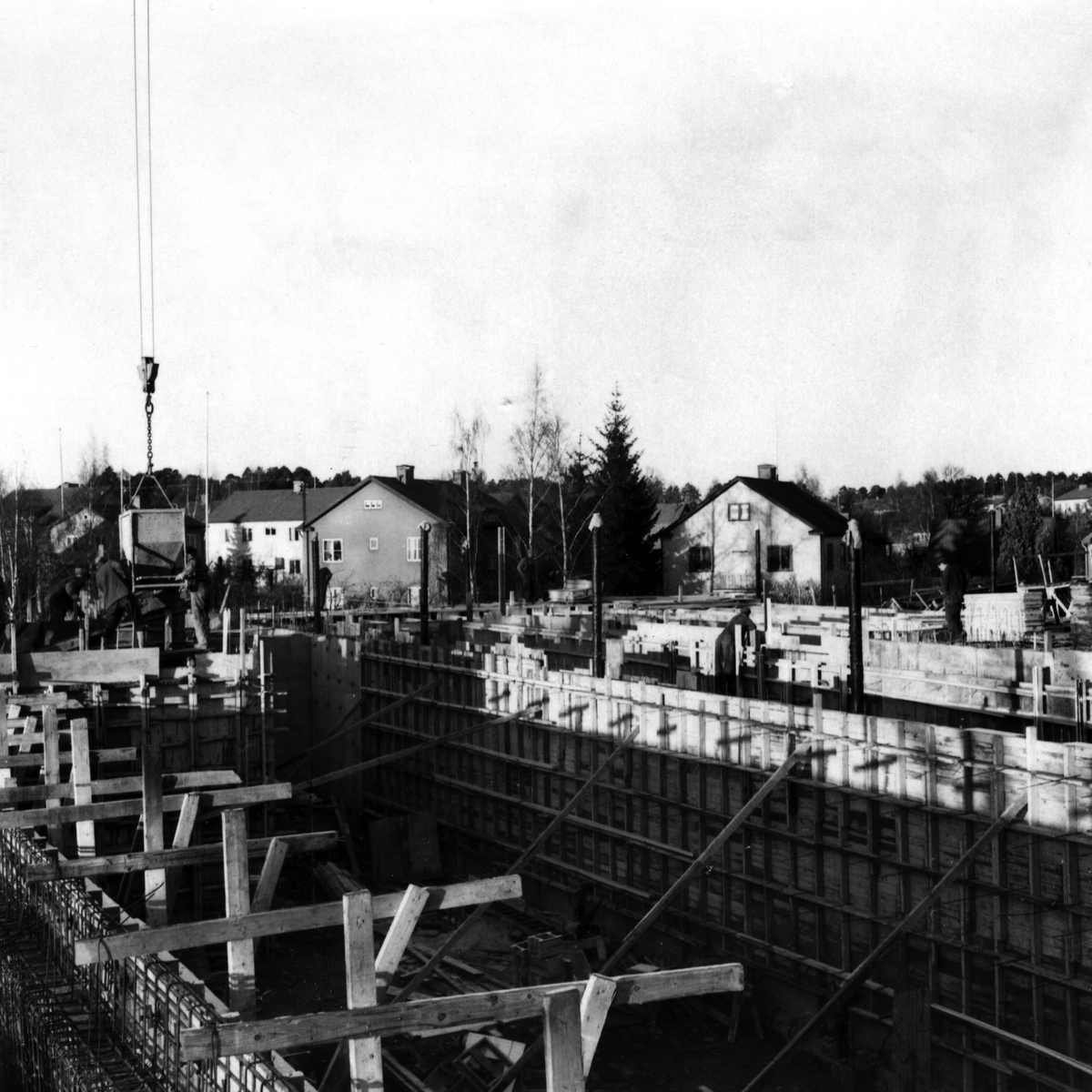 Kristiansborgsbadet uppförs i Västerås 1957-1961