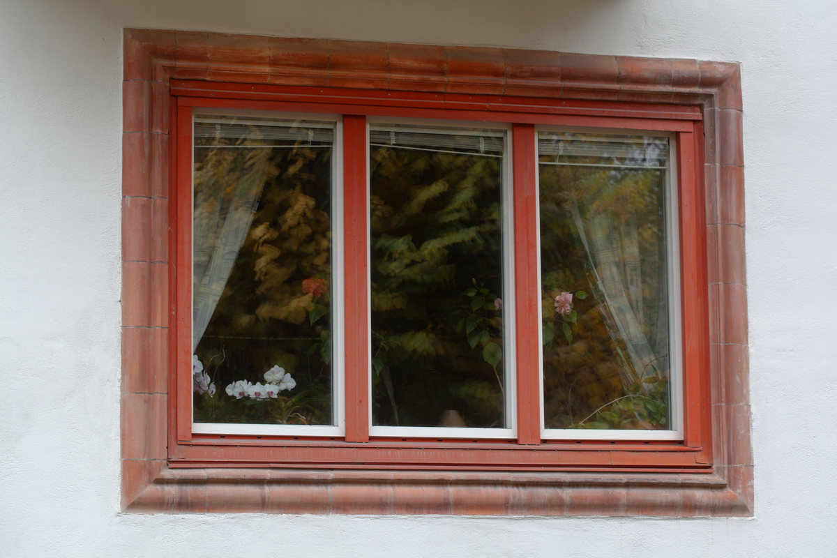 Fönster i bostadshus, Geijersgatan 44, Uppsala 2019