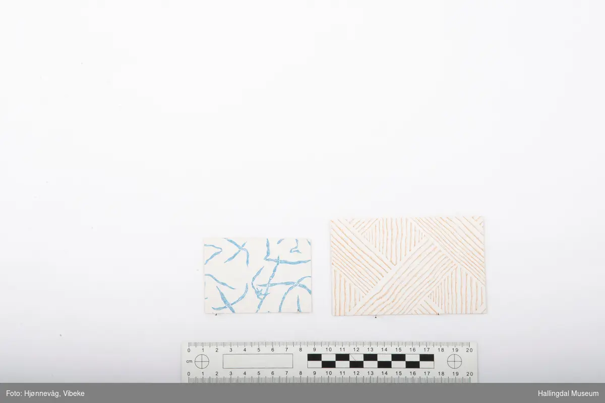 Papprøver med mønster, papp til pappesker.