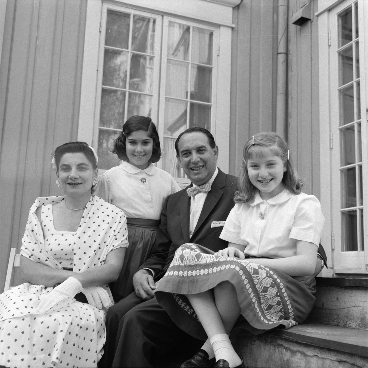 Samuel Abrahamsen med familie