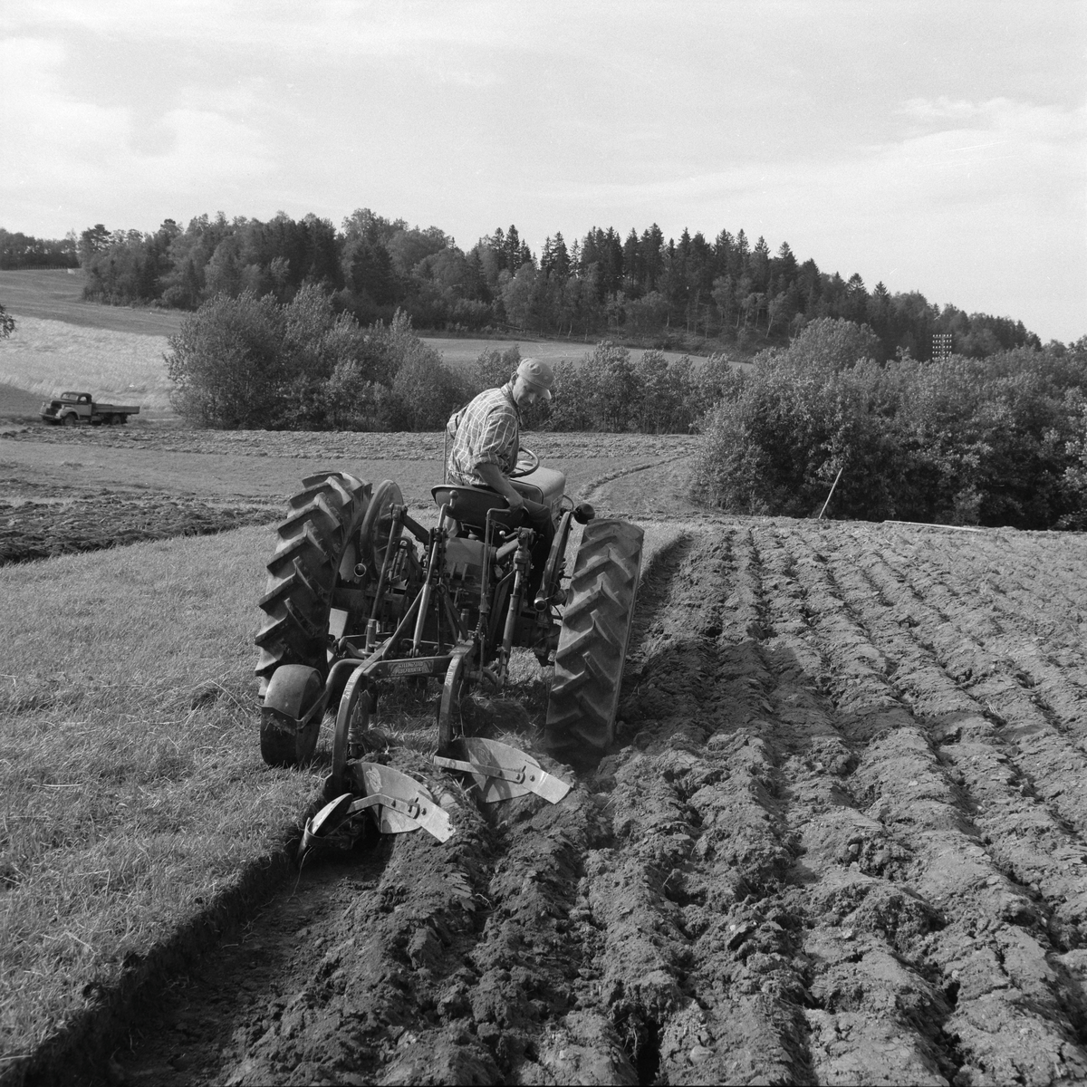 Konkurranse i pløying med traktor