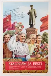 Stalinism ja eesti [Utstillingsplakat]