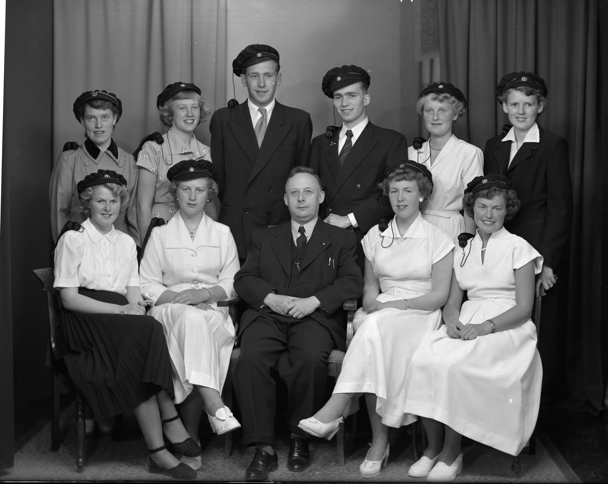 Dahlske skole - Gymnas-studentene i 1952