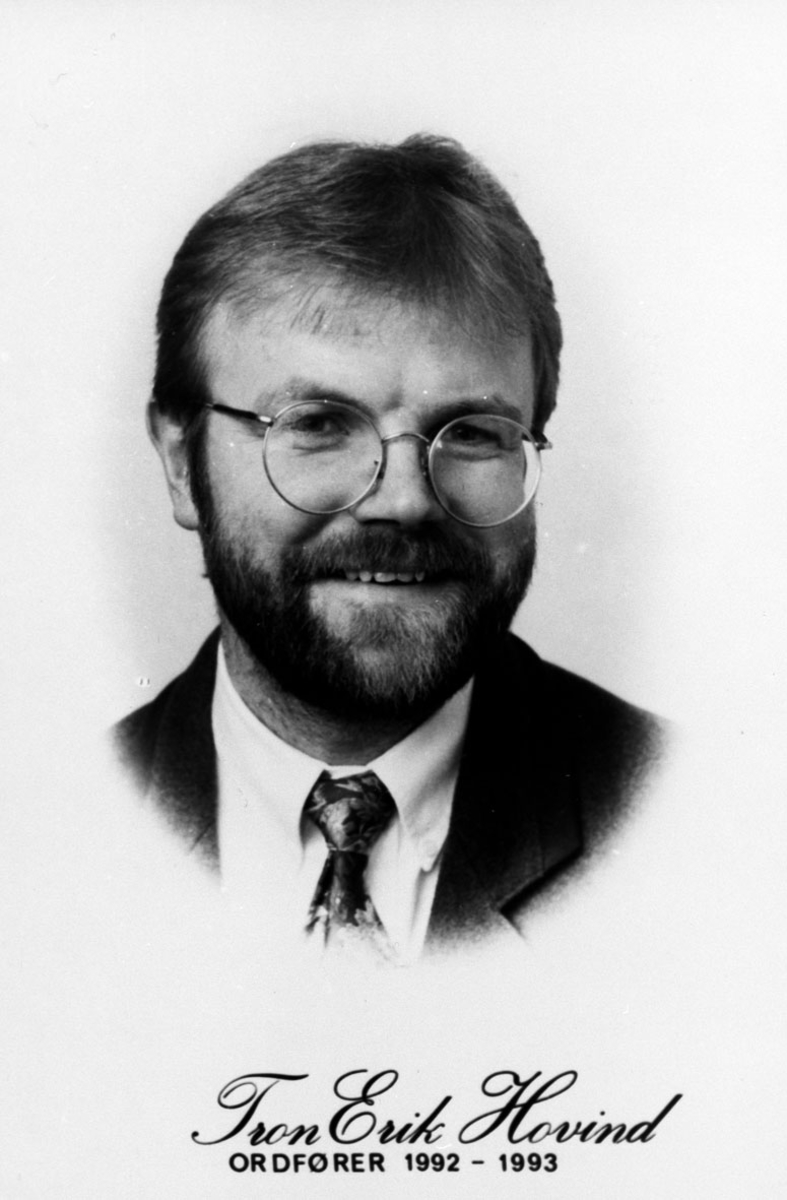Tron Erik Hovind.Ordfører i Ullensaker Kommune 1992-1993 (SP)