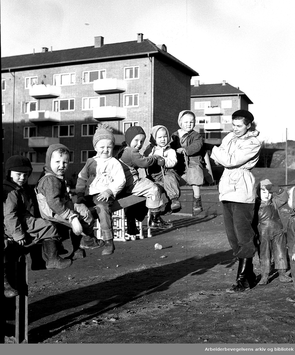 Søndre Åsen barnehage,.november 1953