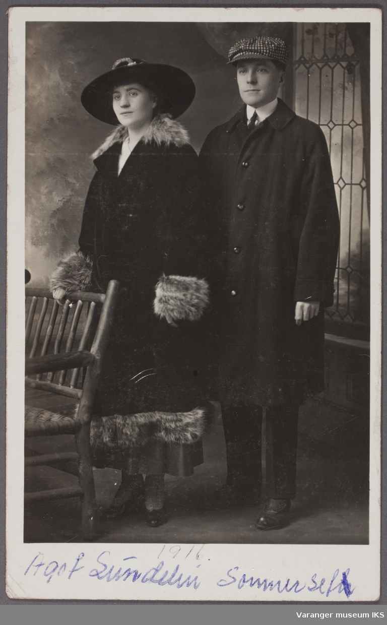 Ågot Sundelin Sommerset og Gust. Sommerset, Astoria 1.12. 1916