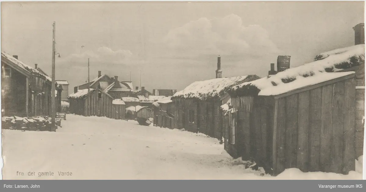 Gate i Østervågen, ca. 1900
