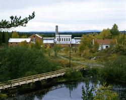 Løten, Ådalsbruk, Klevfos Industrimuseum, eksteriør sett fra