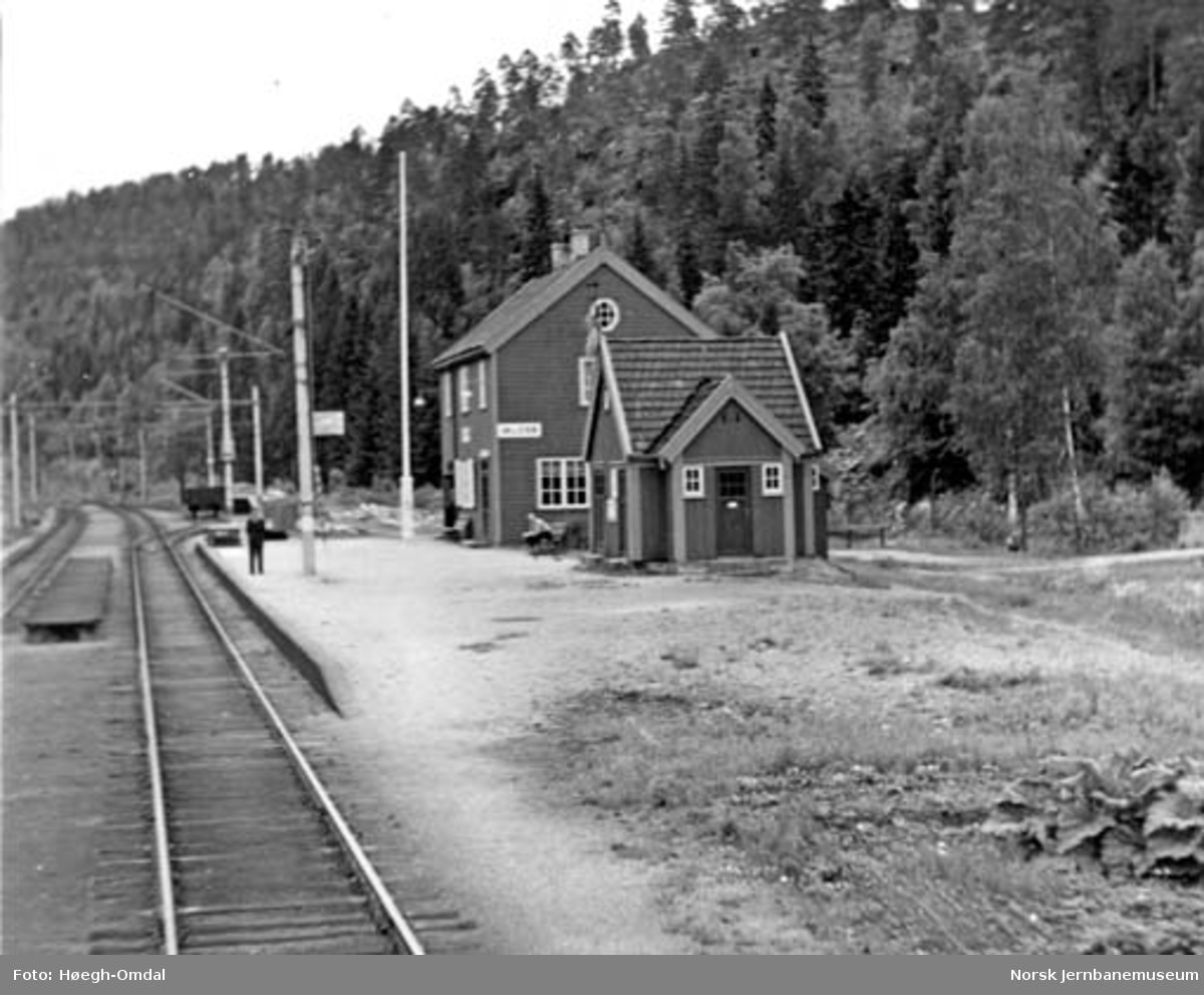 Massetransport Borgestad-Rjukan : Valebø stasjon