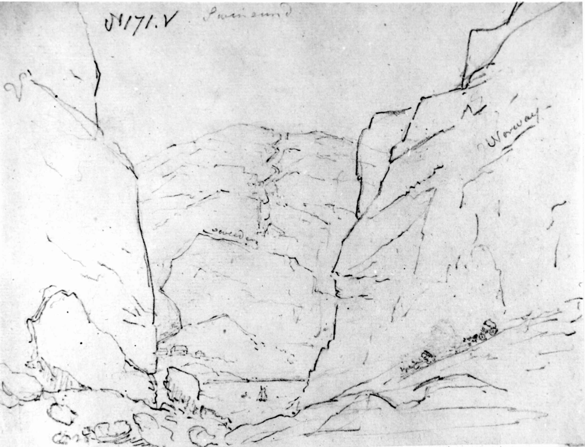 Østfold
Fra skissealbum av John W. Edy, "Drawings Norway 1800".