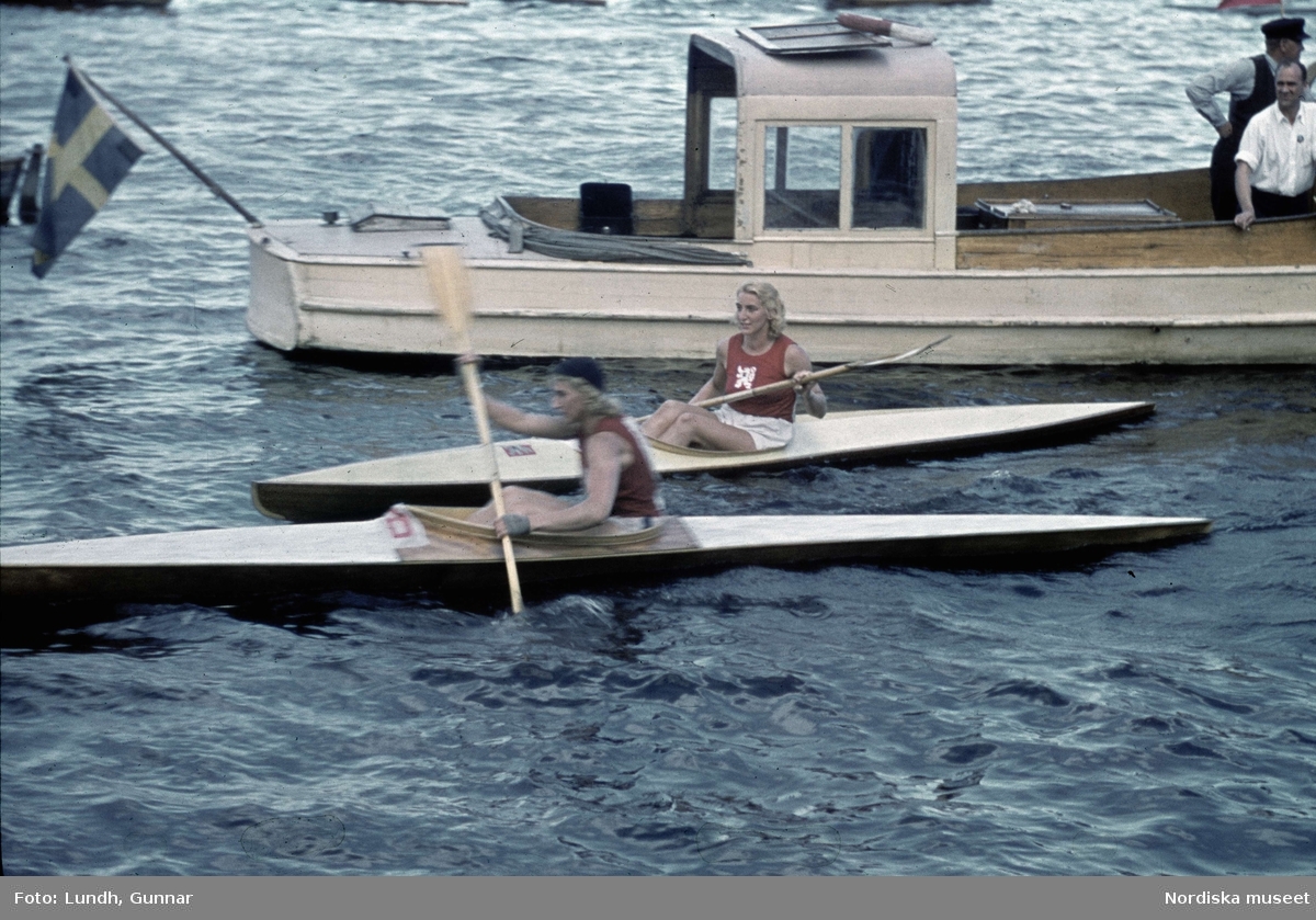 VM i kanot i Vaxholm.