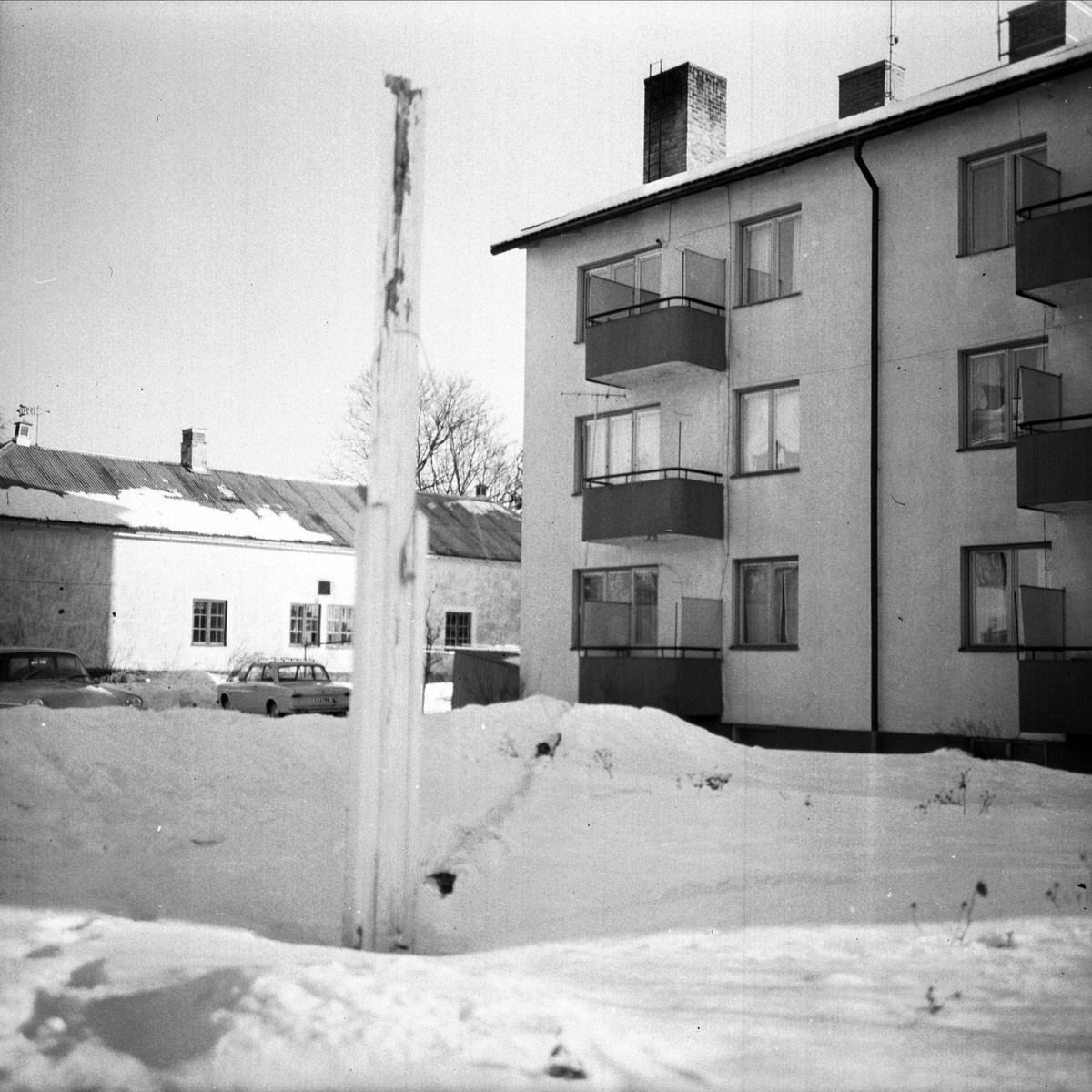 "Flaggstång av i Tierp", Uppland 1967
