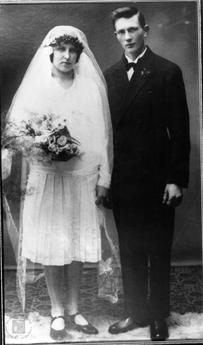 Ekteparet Amanda og Rudolf Roland, Bjelland.