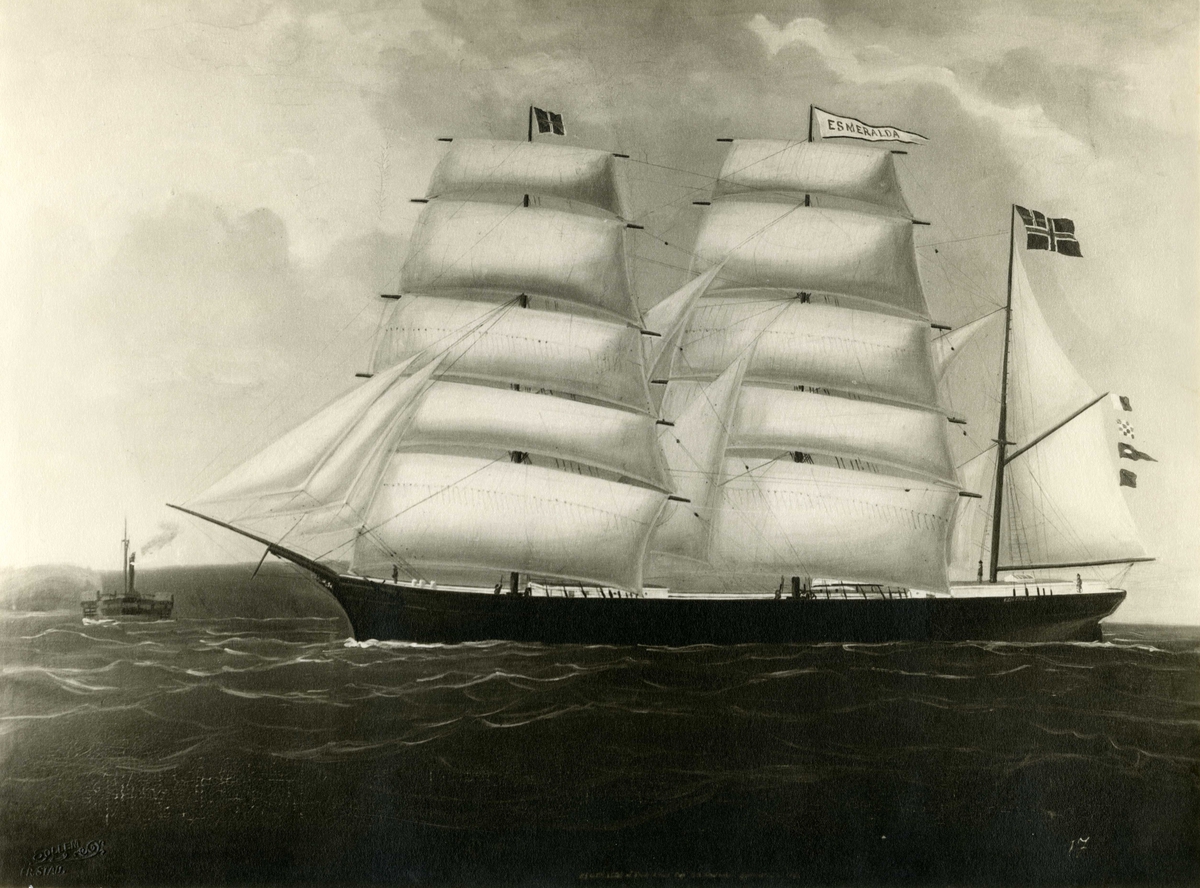 Bark Esmeralda (b. 1860, Vegesack)