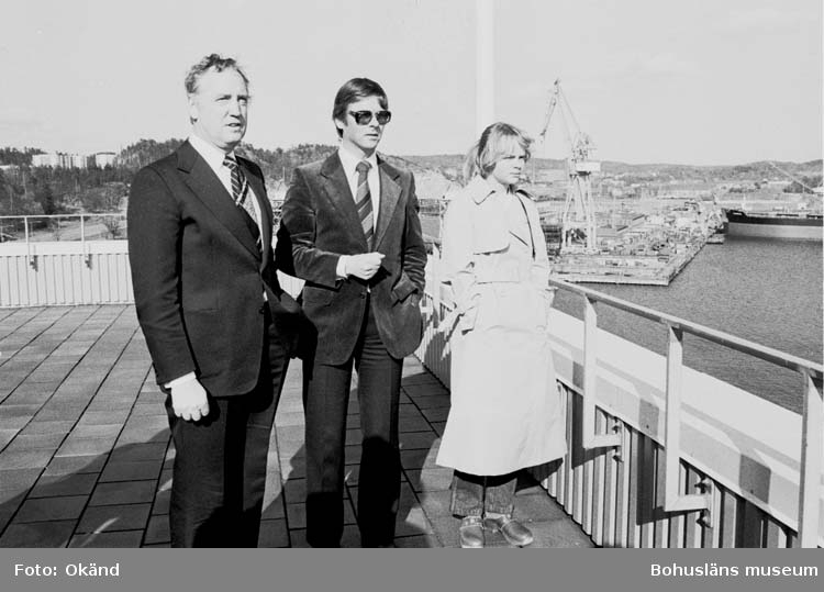 Statsminister Ola Ullsten besöker varvet i maj 1979.