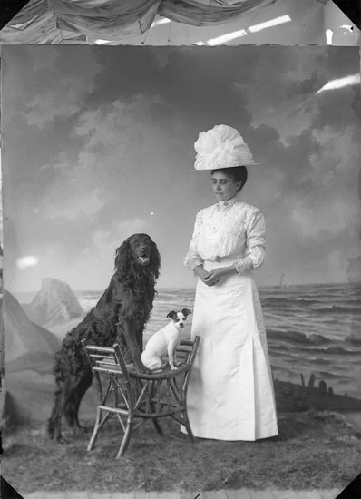 Enligt fotografens journal nr 2 1909-1915: "Stenborg, Fru Nanna Stureplatsen 1, G-bg".