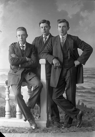 Enligt fotografens journal nr 3 1916-1917: "Berntsson, Artur Munkeröd, Här".