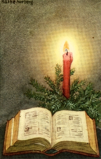 Julhälsning skickad 1959