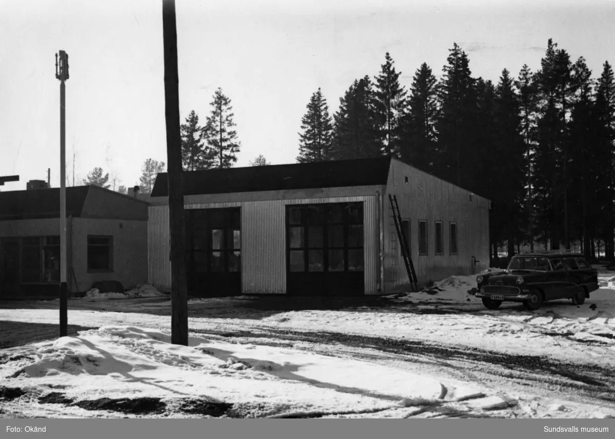 BP-stationen Köpmanholmen, Örnsköldsvik. Köpman: F:a Viwe-kompaniet med ...