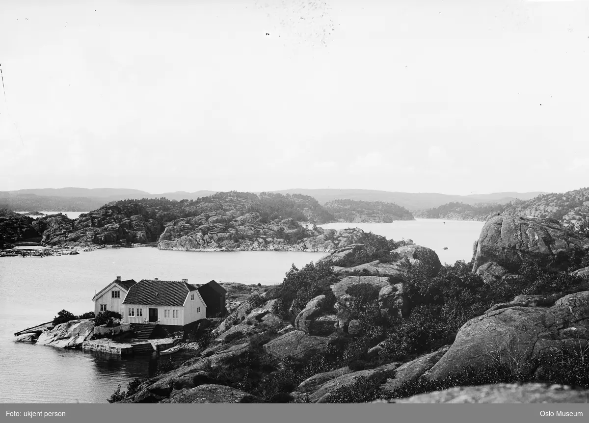 landskap, fjord