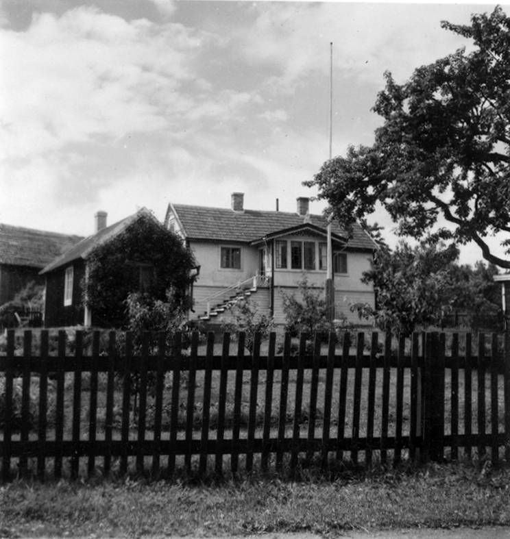 Småland. Kalmar län, Stranda härad, Ålems socken, Pataholm. kapten Ernst Lundströms hus.
