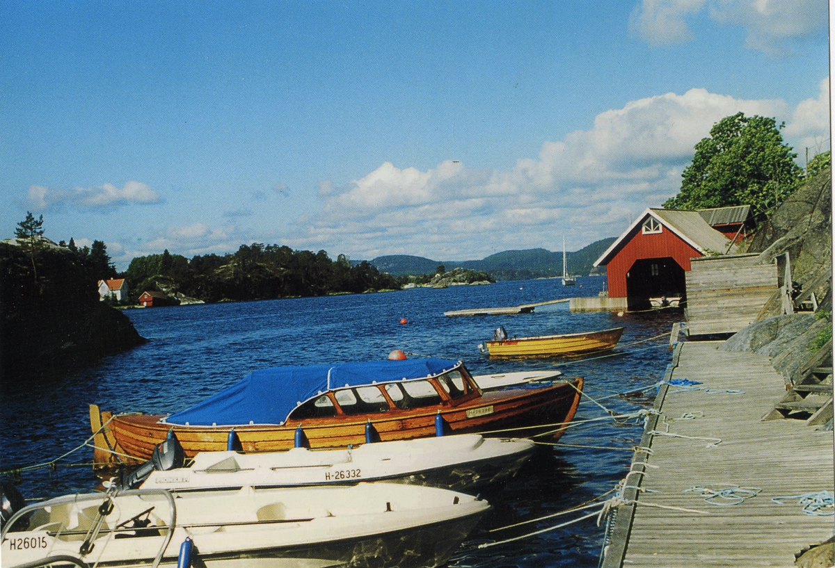 Postkort fra Rørvik i Kragerø