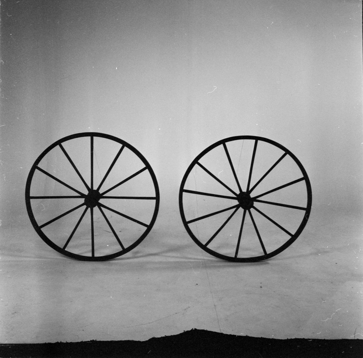 Sveriges äldsta cykelhjul, Uppsala, januari 1962
