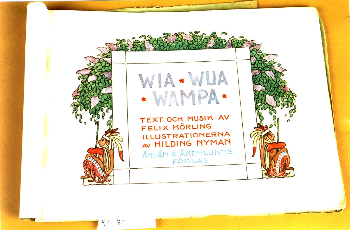 Boken inneholder 15 barneviser på svensk av Felix Kørling med illustrasjoner av Hilding Nyman ( 16 plansjer ).