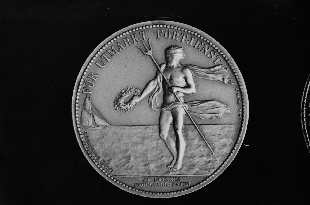 KSSS:s medalj 1879/KSSS:s förtjänstmedalj/KSSS:s rorsmedalj; baksidan