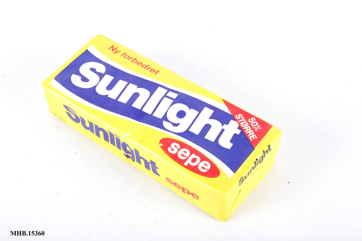 Sunlightsåpe i original emballasje.