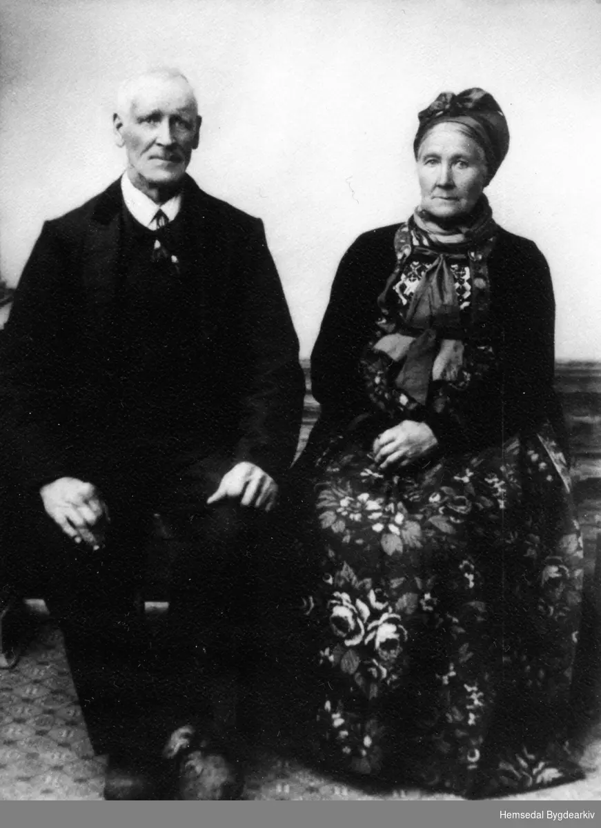 Ola Grøthe (1830-1910) og Anne Grøthe (1836-1926)