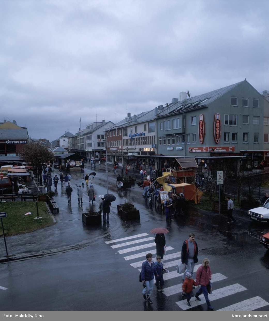 Bodø sentrum. Gågata
oktober 1986