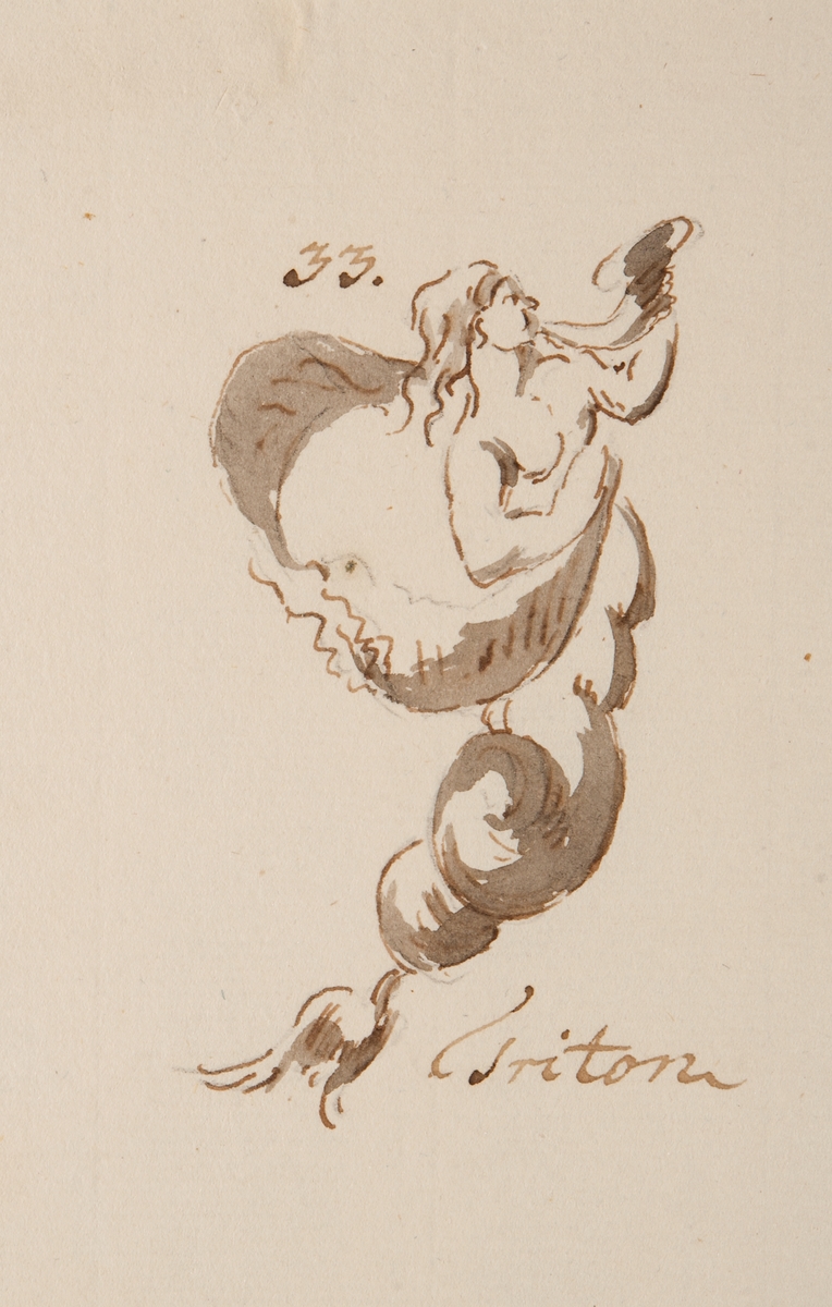 Galjonsbild i form av Triton, son till havsguden Poseidon och havsgudinnan Amfitrite.