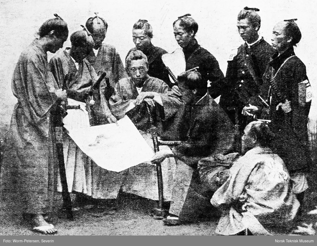 Opprørere tatt til fanger i Japan 1877