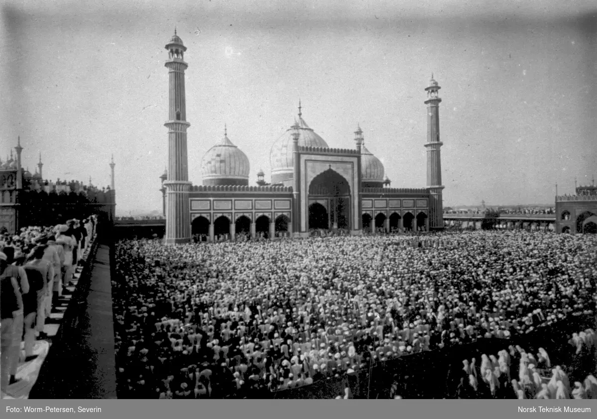Muhammedanere i bønn, India