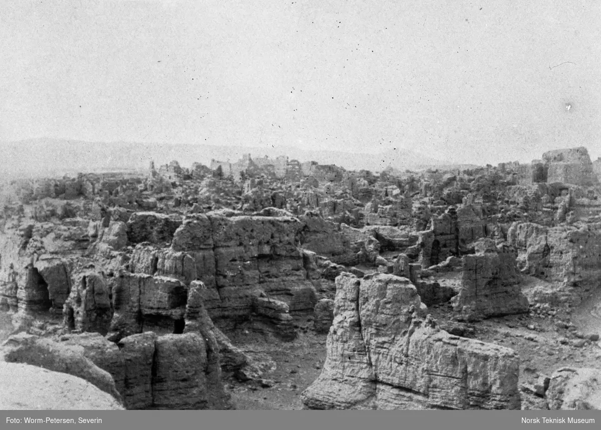 Deler av ruinene etter Yar-Khoto