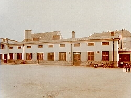 Arvid Gullbergs Charkfabrik, en och en halvvånings charkfabrik.