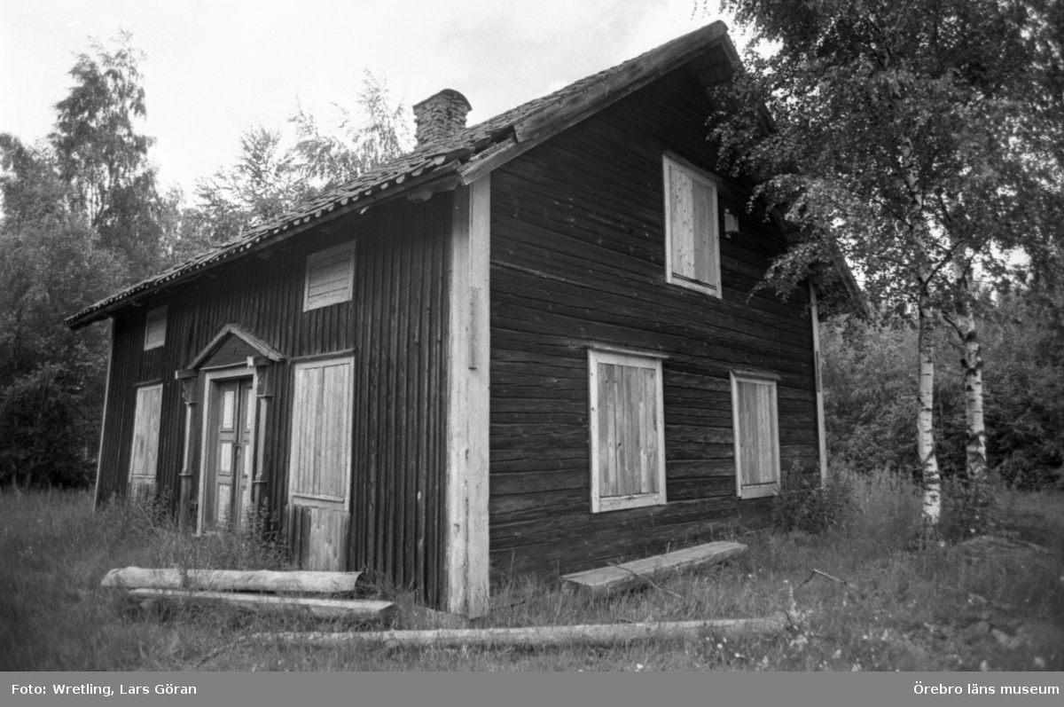 Gruva i Mullhyttan, 15 juli 1974.
Huvudbyggnaden vid Gryt, Tryggeboda.
