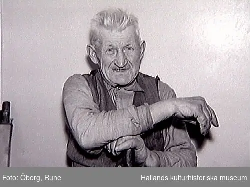 Porträtt av Anders Härder Andersson "Anders i Sweschdal", Grindlabacken.