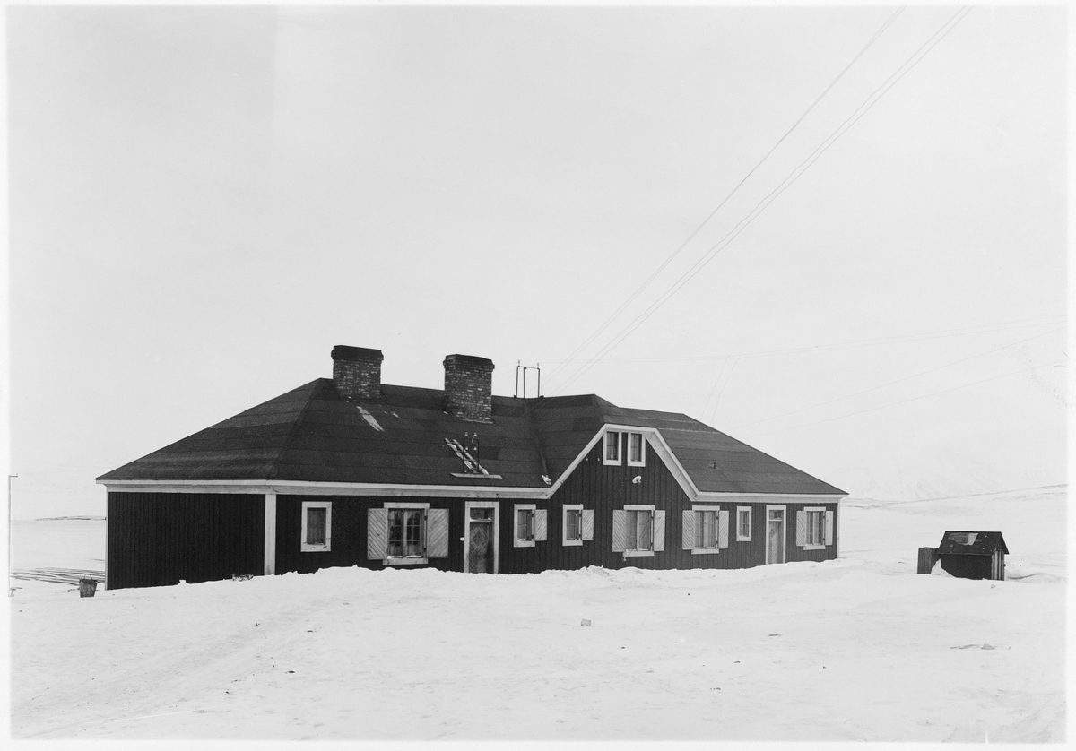 Sveagruvan på Spetsbergen. Befälsbostaden 1919.