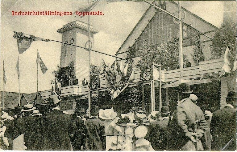 Utställningen 1910. Öppnandet.