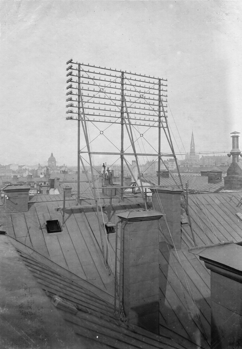 Typsik telefongalge, Stockholm 1895.