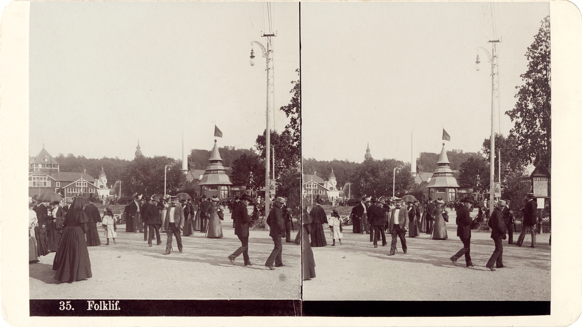 35 Folklif. Hederspris vid fotografiska utställningen i Stockholm 1894 ...